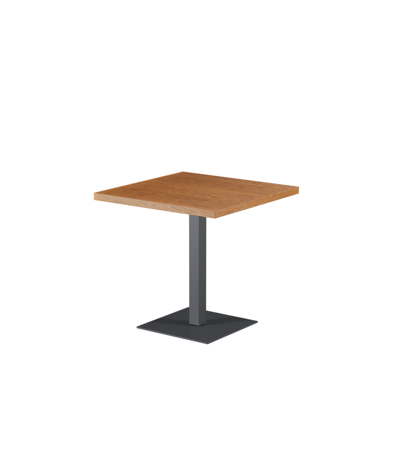 Stolik Alfa S szary blat drewniano-fornirowany