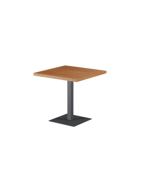 Stolik Alfa S szary blat drewniano-fornirowany