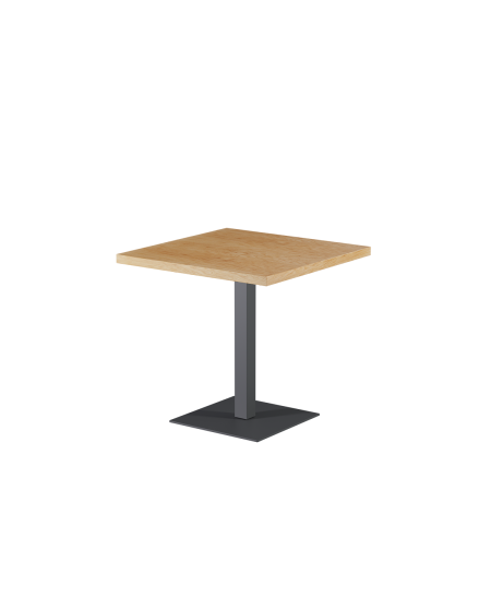 Stolik Alfa S szary blat drewniano-fornirowany
