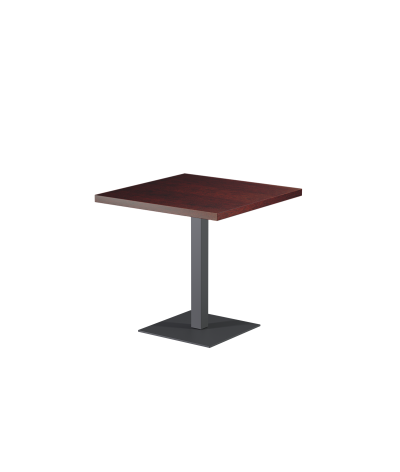 Stolik Alfa S szary blat drewniano-fornirowany