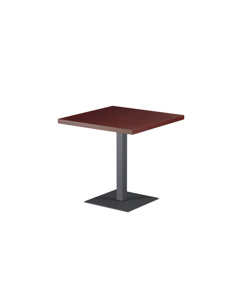 Stolik Alfa S szary blat drewniano-fornirowany