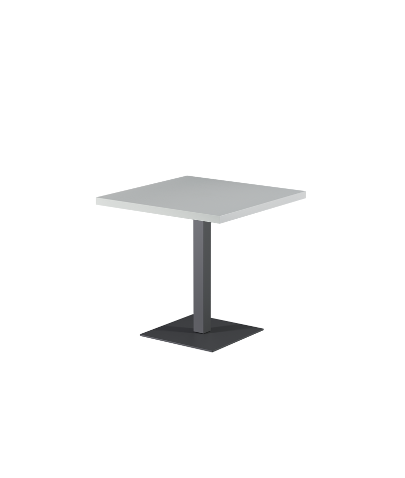Stolik Alfa S szary blat drewniano-fornirowany
