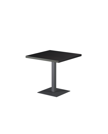 Stolik Alfa S szary blat drewniano-fornirowany