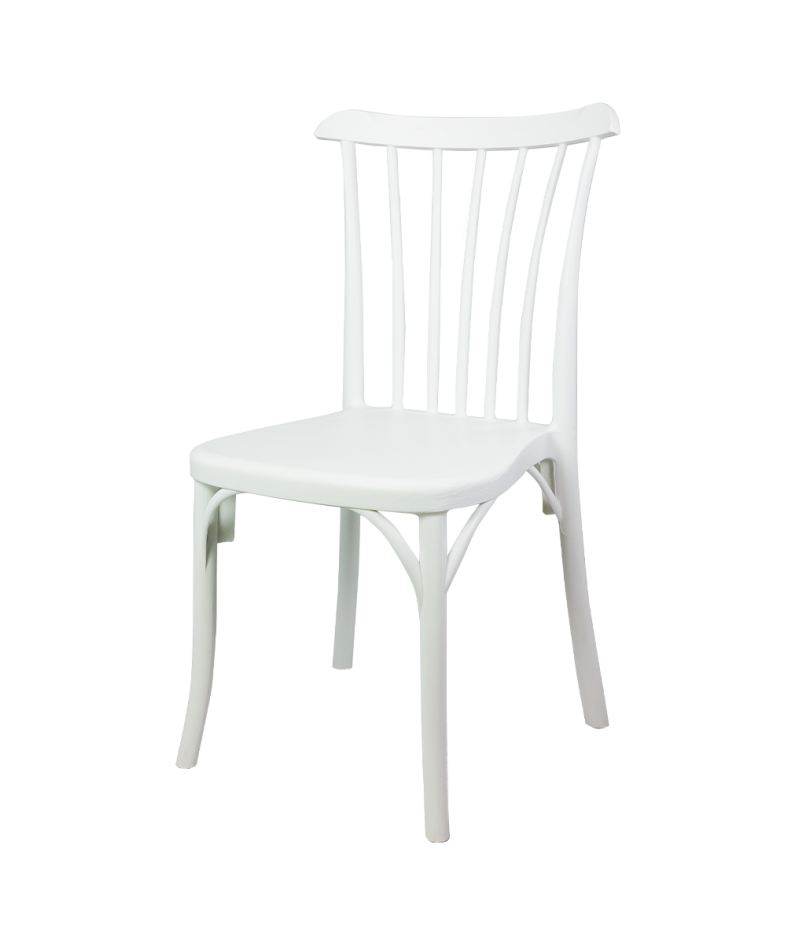 Krzesło Patyczak Retro białe