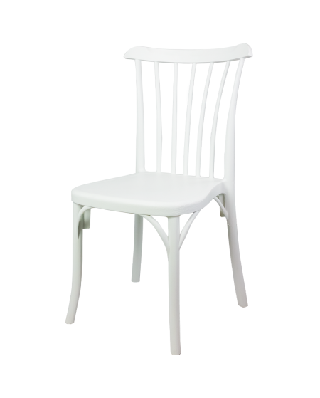 Krzesło Patyczak Retro białe