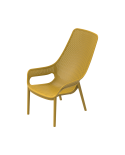 Krzesło Aero Lungo musztardowe