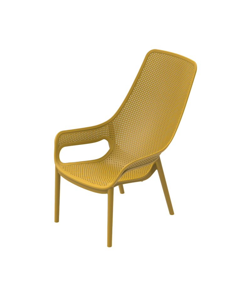 Krzesło Aero Lungo pomarańczowe