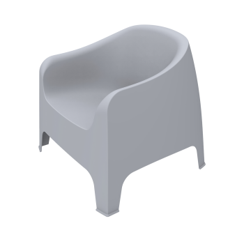 Krzesło Duna jasnoszare