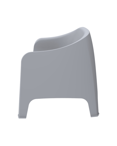 Krzesło Duna jasnoszare