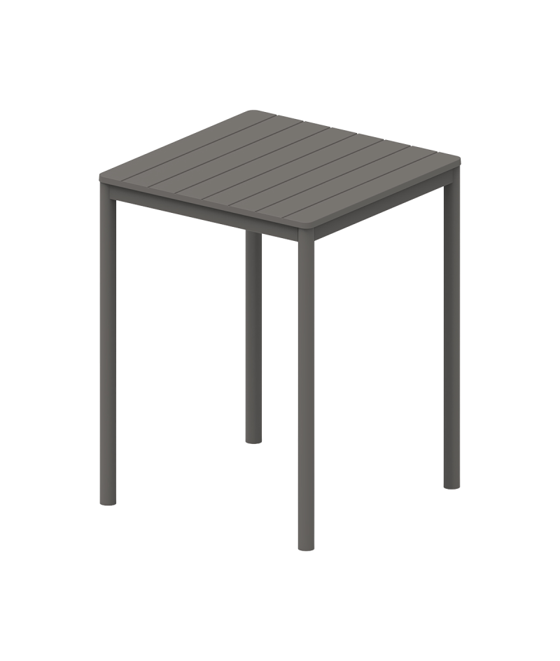 Stolik Terrazza Bar 80x80 ciemnoszary
