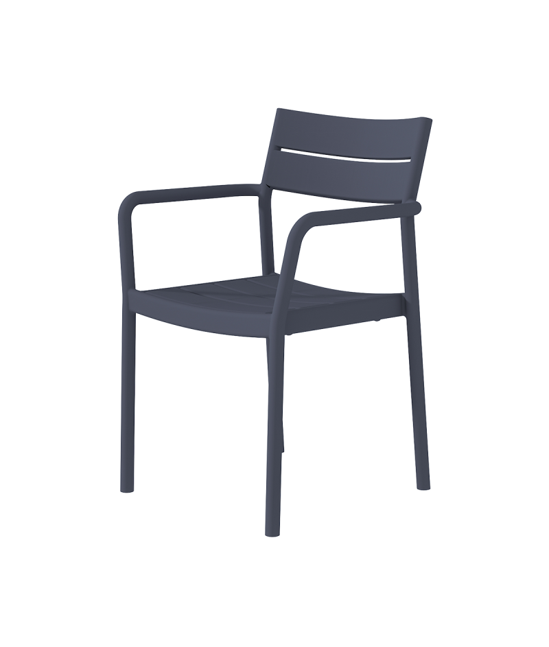 Krzesło Capri Arm ciemnoszare