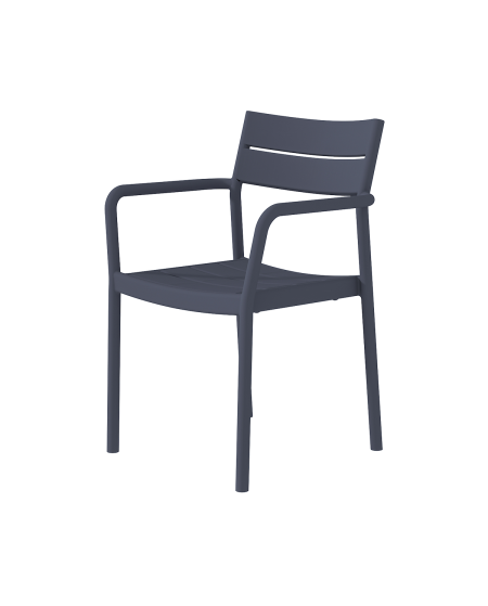 Krzesło Capri Arm ciemnoszare