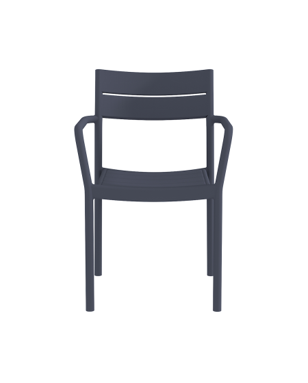 Krzesło Capri Arm ciemnoszare