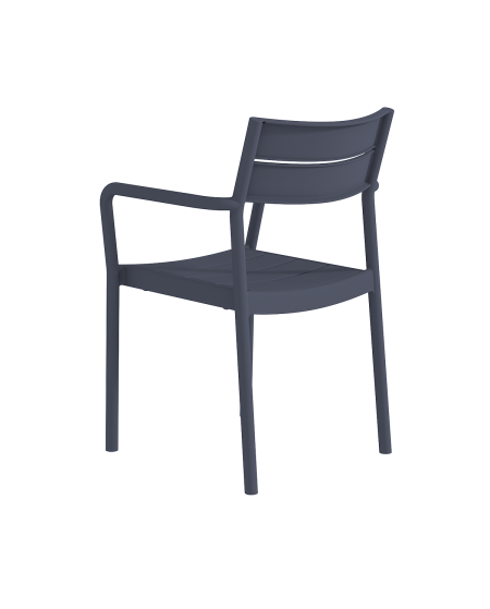 Krzesło Capri Arm ciemnoszare