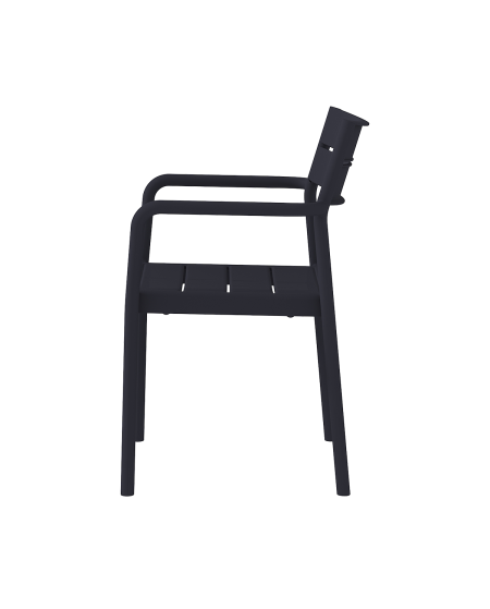 Krzesło Capri Arm czarne