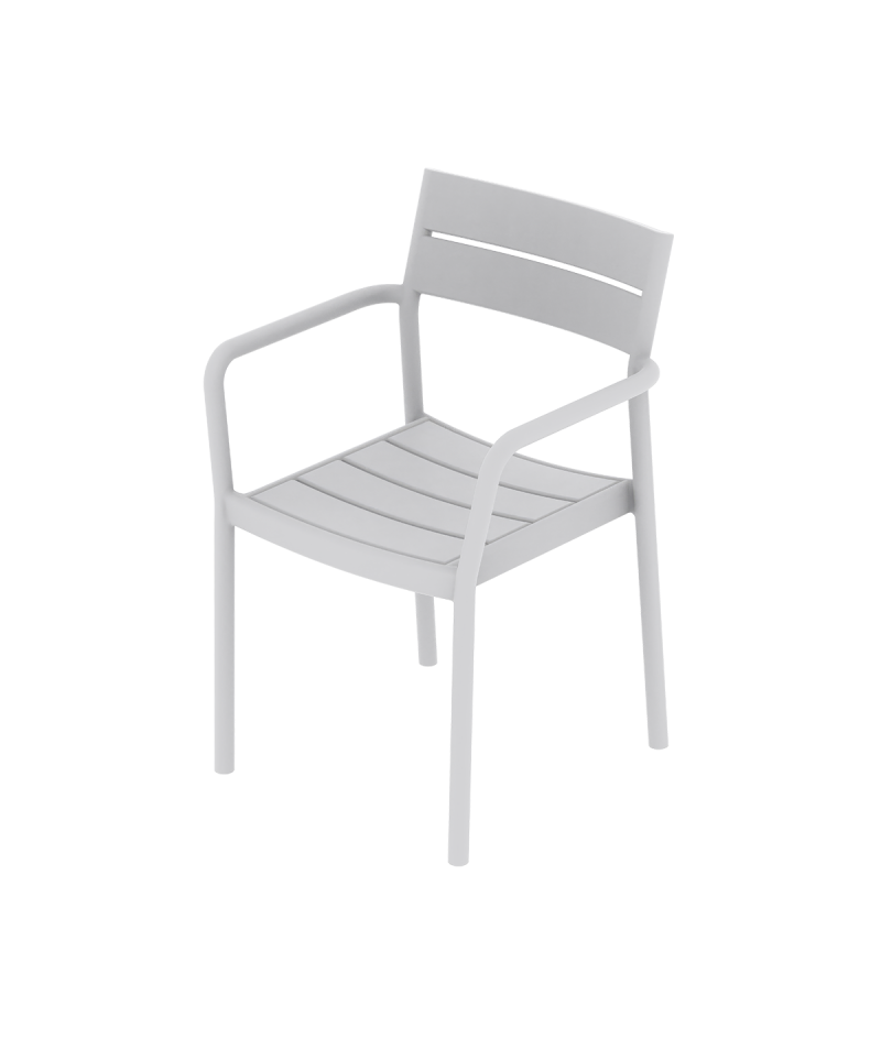 Krzesło Capri Arm popielate