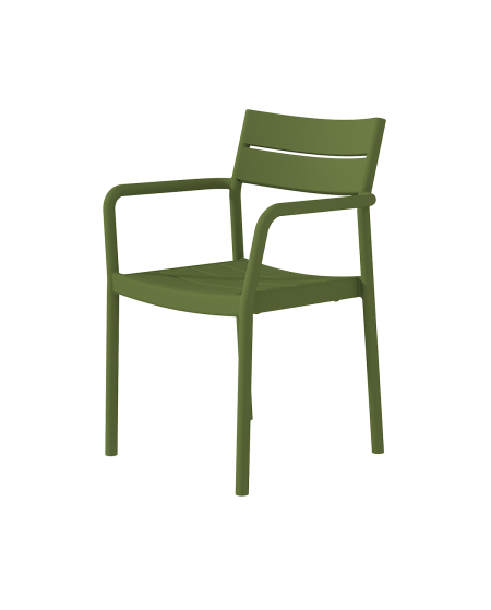 Krzesło Capri Arm zielone
