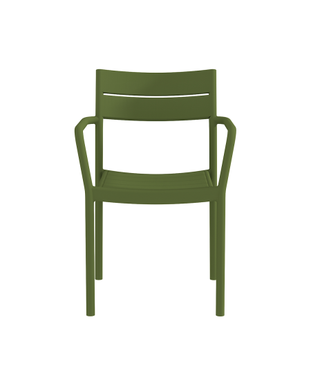 Krzesło Capri Arm zielone