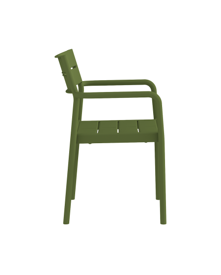 Krzesło Capri Arm zielone