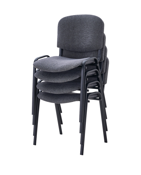 Krzesło Iso 24H BL T0052 szare