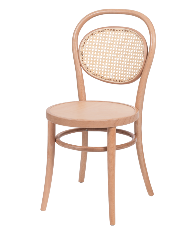 Krzesło drewniane Ellipse naturalny