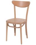 Krzesło drewniane Boomerang naturalny