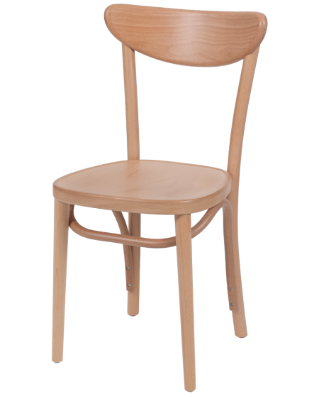 Krzesło drewniane Boomerang naturalny