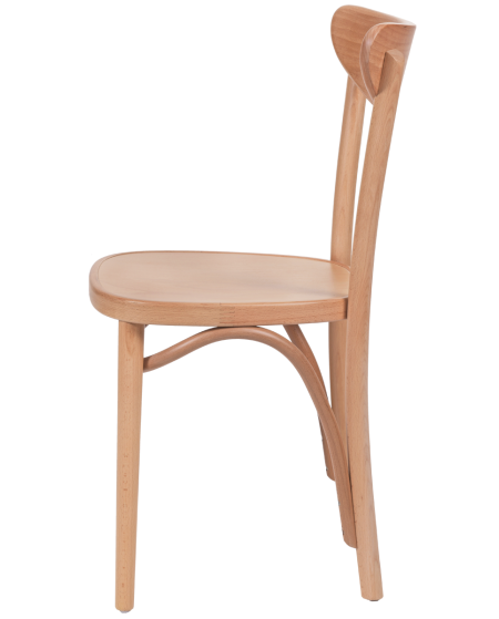 Krzesło drewniane Boomerang naturalny
