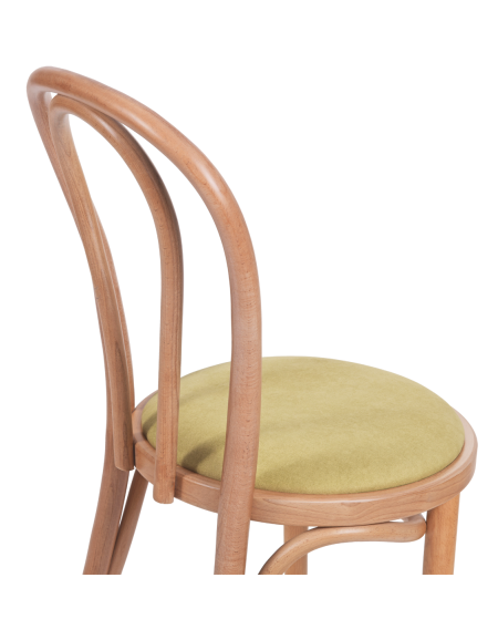 Krzesło drewniane Monet 18 naturalny - siedzisko miodowe