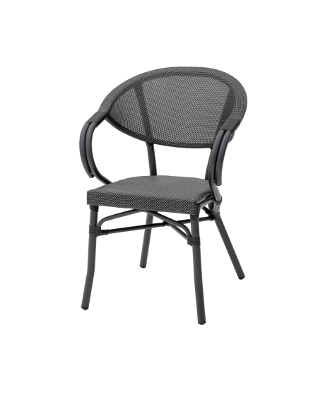 Krzesło Camillo grafitowe