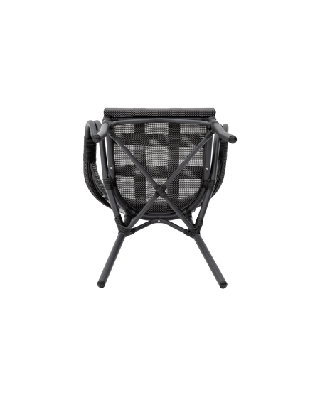 Krzesło Camillo czarno-grafitowe