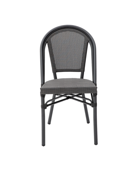 Krzesło Matteo czarno-grafitowe