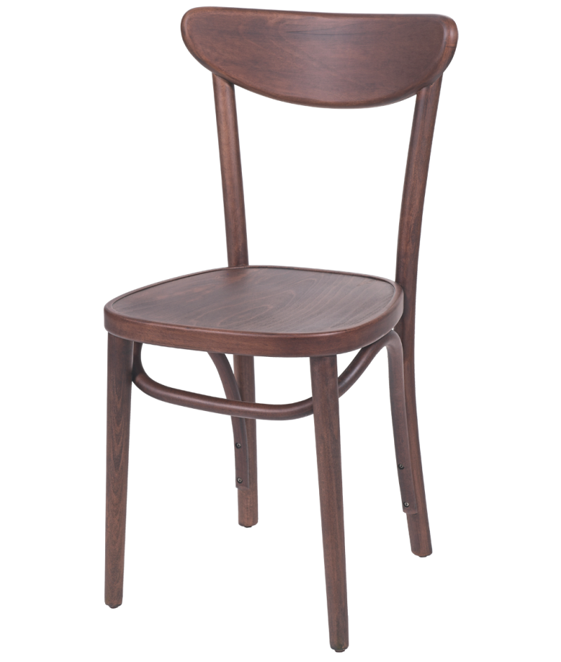 Krzesło drewniane Boomerang orzech
