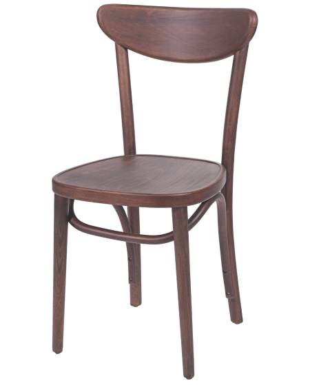 Krzesło drewniane Boomerang orzech