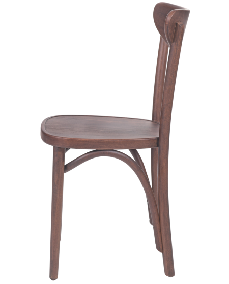 Krzesło drewniane Boomerang orzech