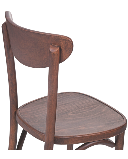 Krzesło drewniane Boomerang orzech