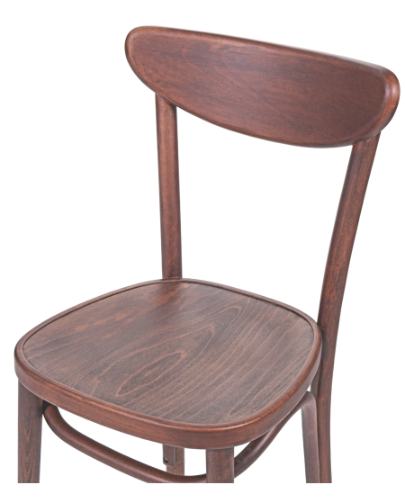 Krzesło drewniane Boomerang orzech
