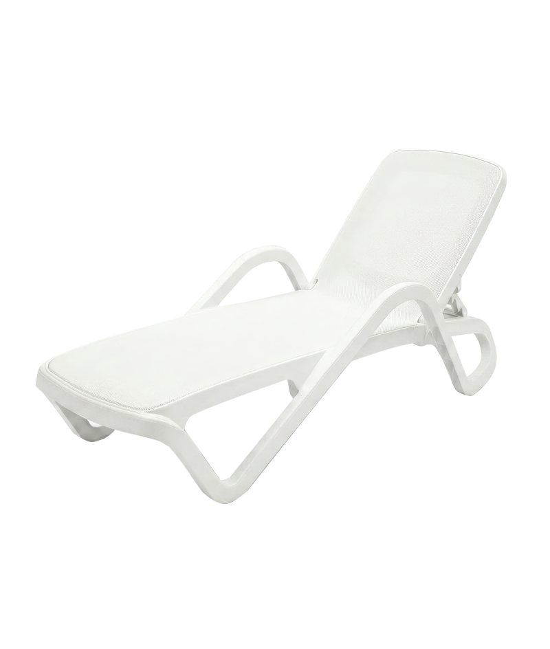 Leżak Marina biały