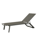 Leżak Riviera antracytowo-grafitowy