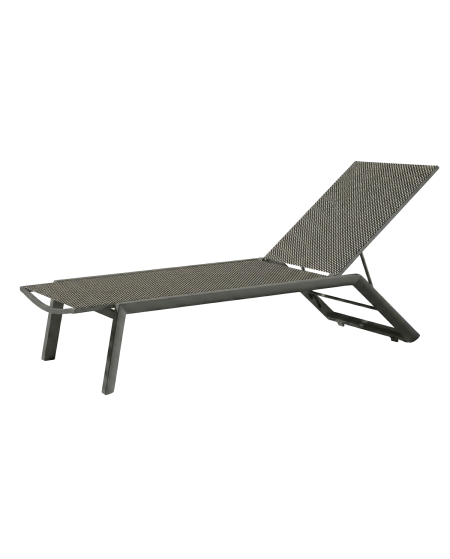 Leżak Riviera antracytowo-grafitowy