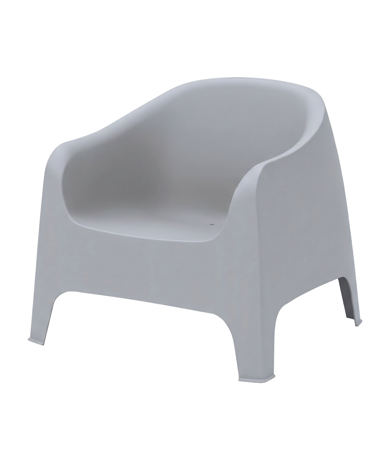 Fotel Duna jasnoszary