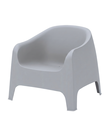 Fotel Duna jasnoszary