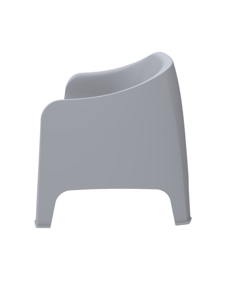 Fotel Duna jasnoszary