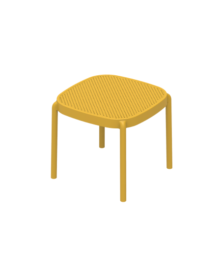 Stolik Aria 46x45 musztardowy