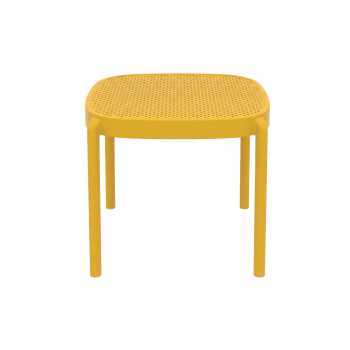 Stolik Aria 46x45 musztardowy