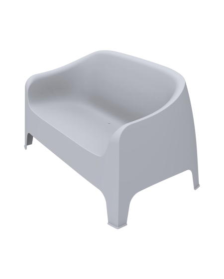 Sofa Duna Bench jasnoszara