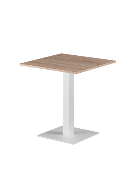 Stolik Alfa S biały blat laminowany