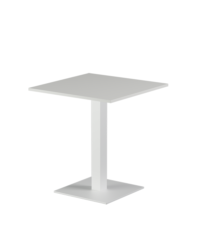 Stolik Alfa S biały blat laminowany