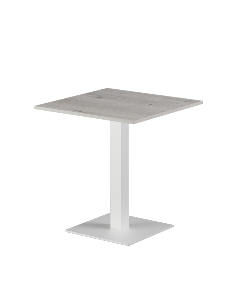 Stolik Alfa S biały blat laminowany