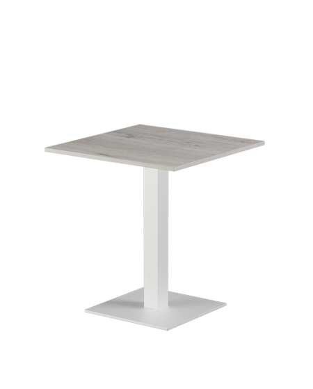 Stolik Alfa S biały blat laminowany